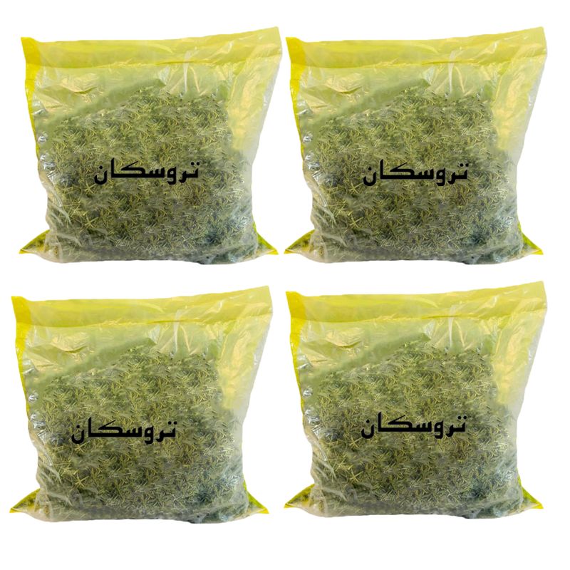 یونجه خشک خرگوش تروسکان مدل 01 وزن 1 کیلوگرم بسته 4 عددی